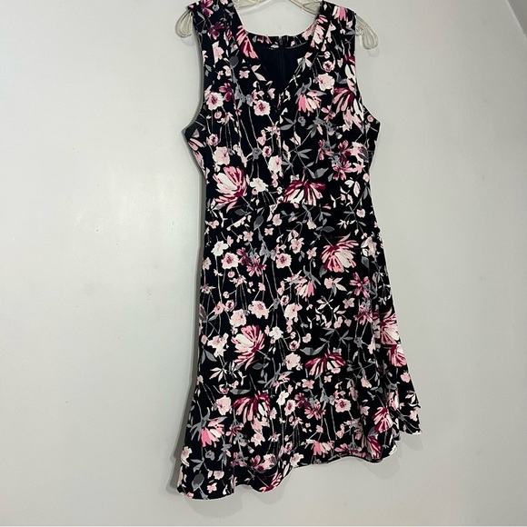 White House Black Market floral midi dress cottagecore coquette Kentucky Derby - Picture 12 of 12